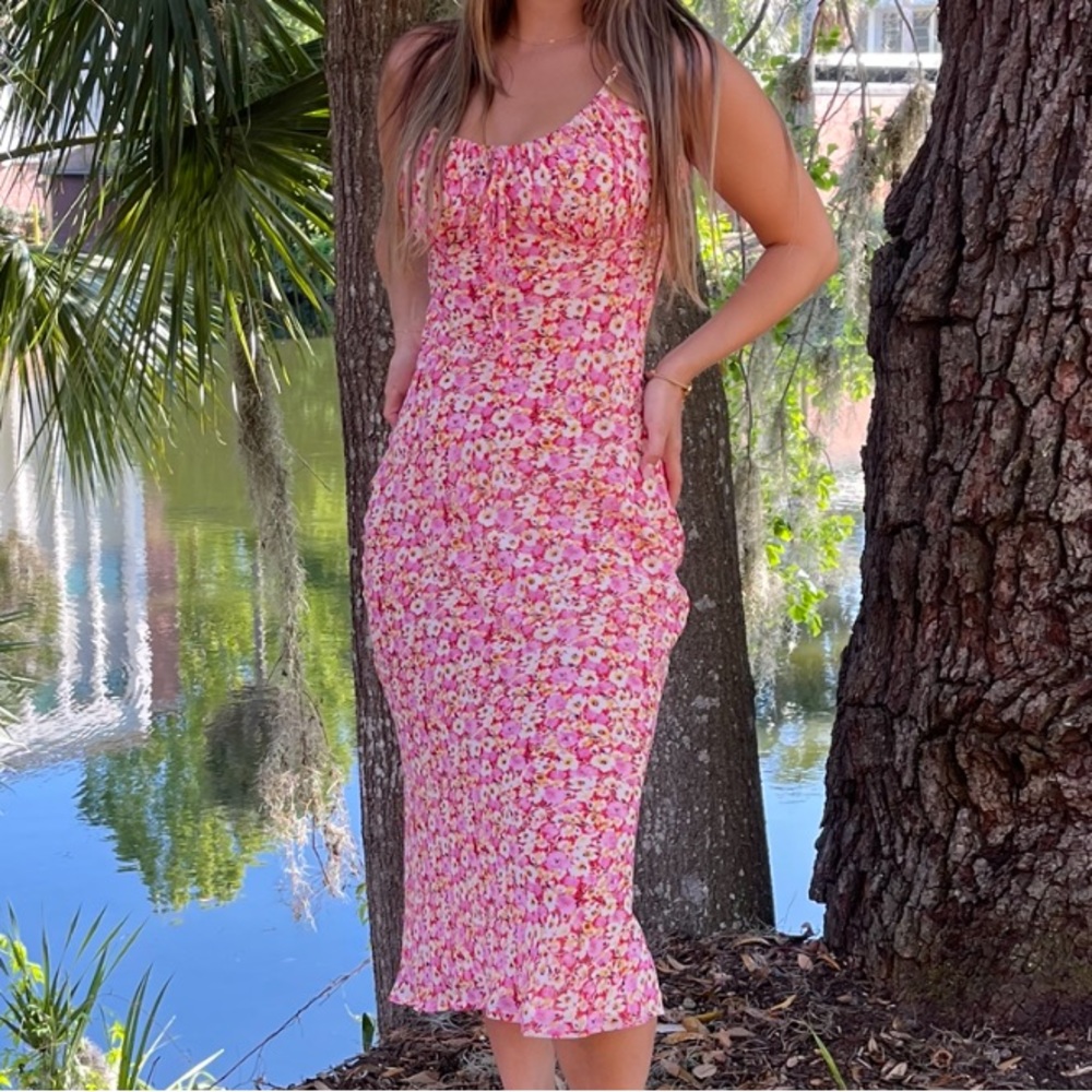 Floral Bias Dress